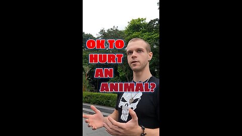 Ok to hurt an animal?