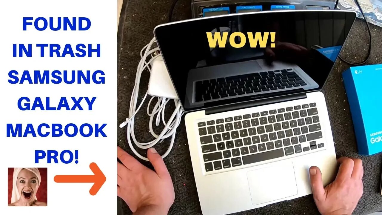 Street Scrapping Found Samsung Galaxy Tab & Macbook Pro in Trash