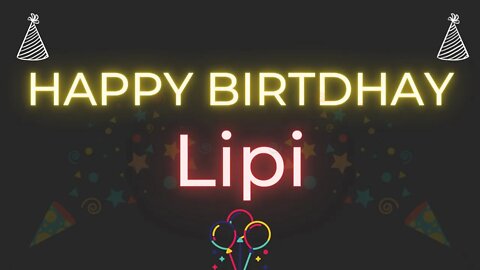 Happy Birthday to Lipi - Birthday Wish From Birthday Bash