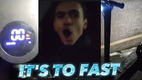 I WHEN FULL SPEED ON A ELECTRIC SCOOTER AT NIGHT 😱CRAZY (VLOG 2)