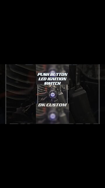 Push-Button LED Ignition Switch For Harley Sportster #shorts #harleylife