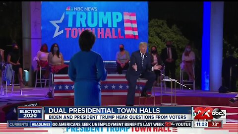 Dual presidential town halls took place on Thursday