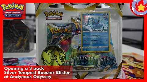 Opening a 3 pack Silver Tempest Booster Blister at @AndyseousOdyssey | Pokemon TCG