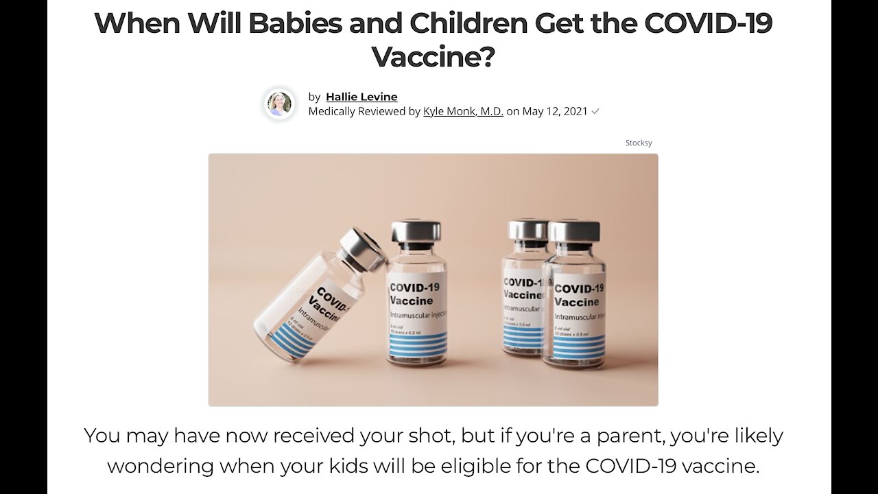 Will Vaccinations of the BABIES Trigger the Rapture of the Church?