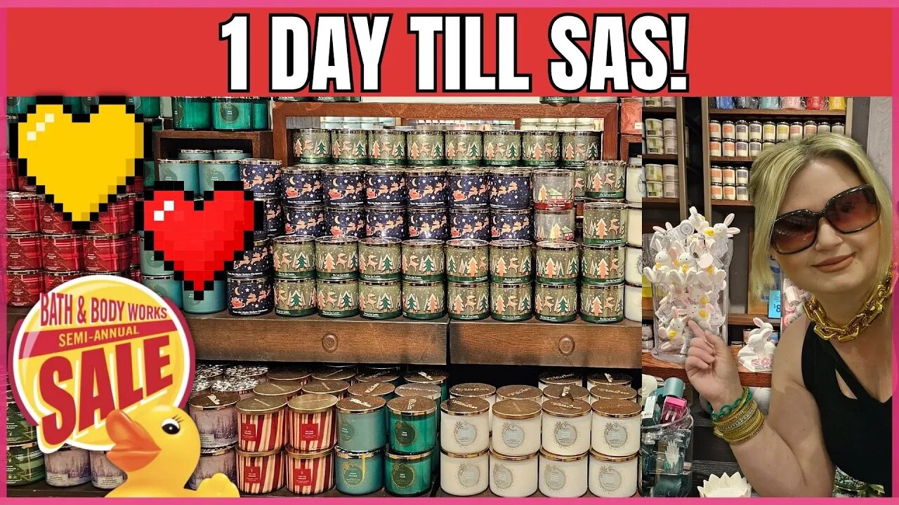 New Items ADDED for SAS at Bath & Body Works | Plus $5.95 Sale | 1 day till SAS | #bathandbodyworks