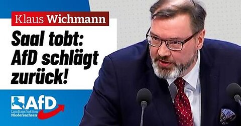 AfD schlägt zurück, Saal tobt! – Klaus Wichmann (AfD)