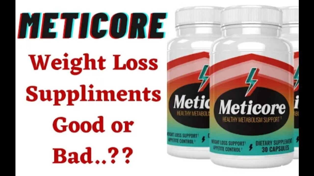 Meticore weight loss supplement