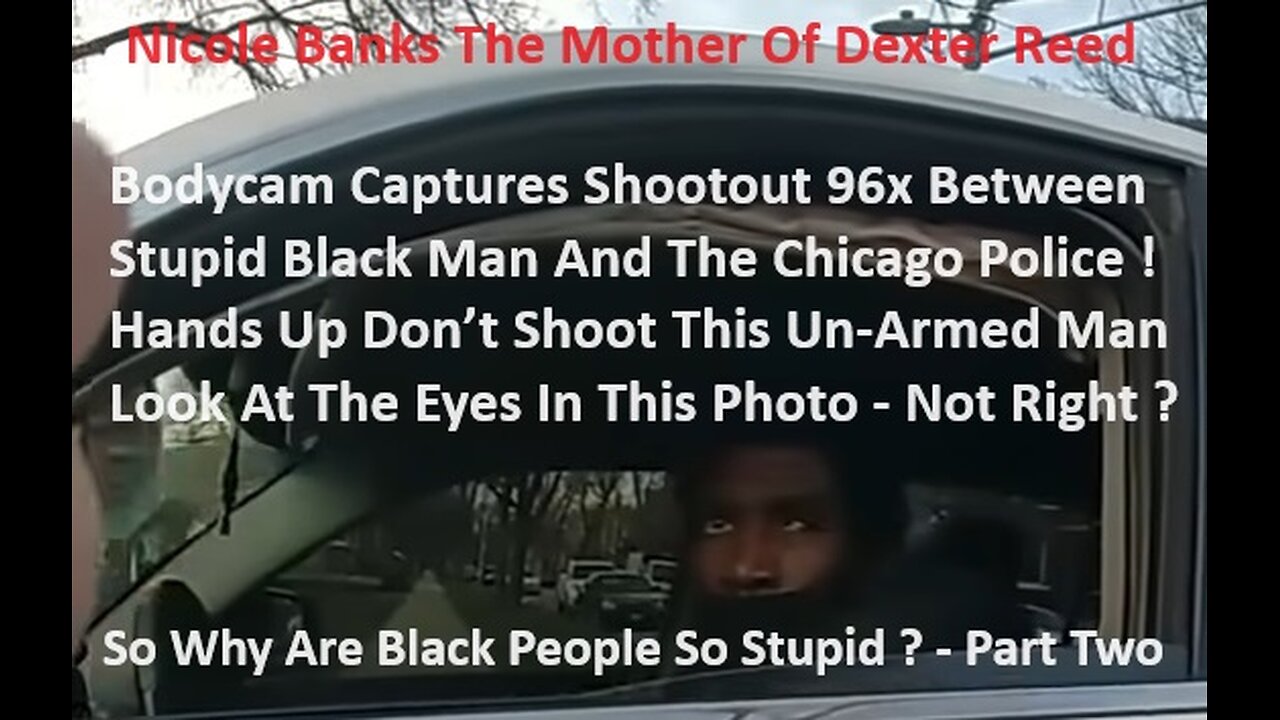 Bodycam Captures Shootout 96x Between Stupid Black Man By Chicago Police