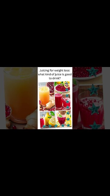 Juicing for weight loss: what kind of juice is good to drink? || Weight Loss Motivation #Shorts