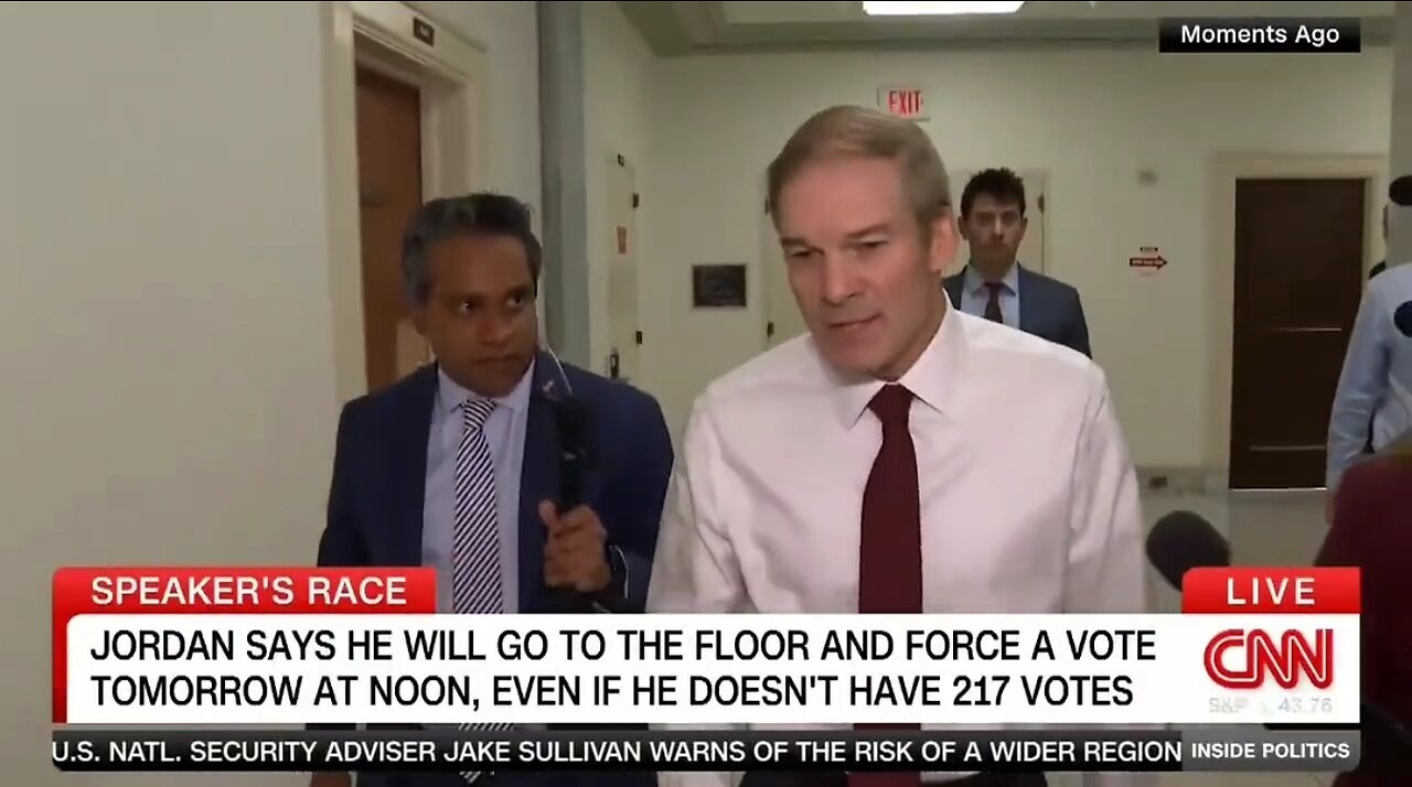 Jim Jordan: We Will Elect A Speaker Tomorrow!