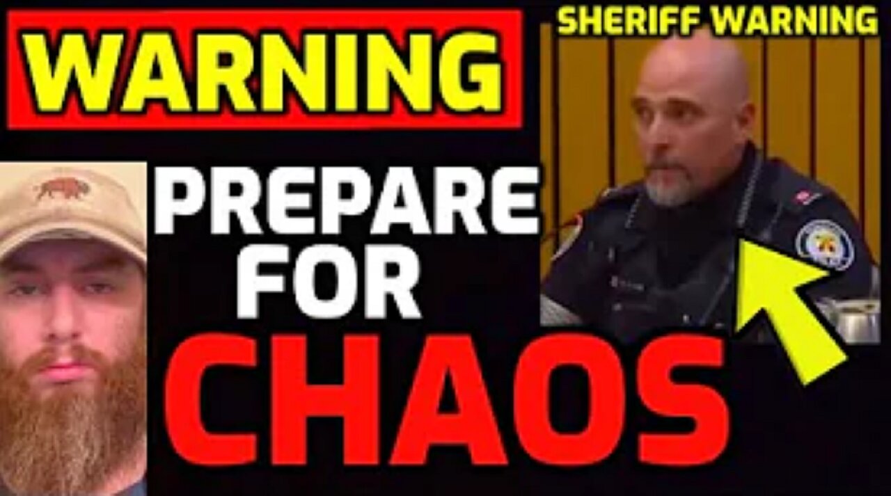 SHERIFF WARNING!! NEW LAW - PREPARE FOR CHAOS!! " shtf & wrol "