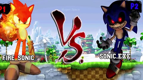 Fire Sonic & Sonic Black & Shadow VS Sonic exe & Metal Sonic I Sonic Mugen