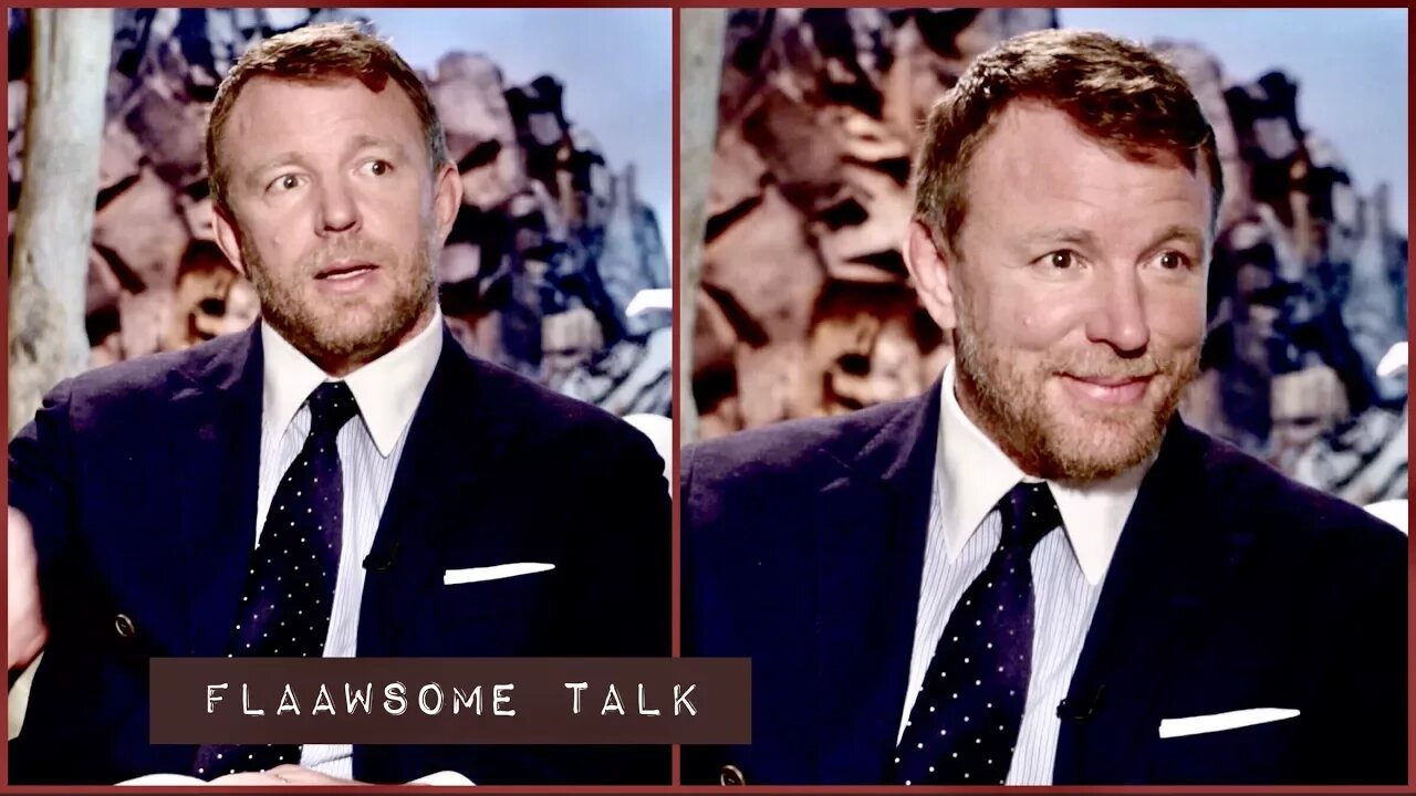 GUY RITCHIE trying to explain his own DIRECTING STYLE - and how he calms his nerves