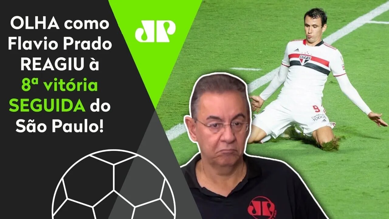 "O São Paulo é GIGANTESCO!" OLHA como Flavio Prado REAGIU à 8ª vitória SEGUIDA do SPFC!