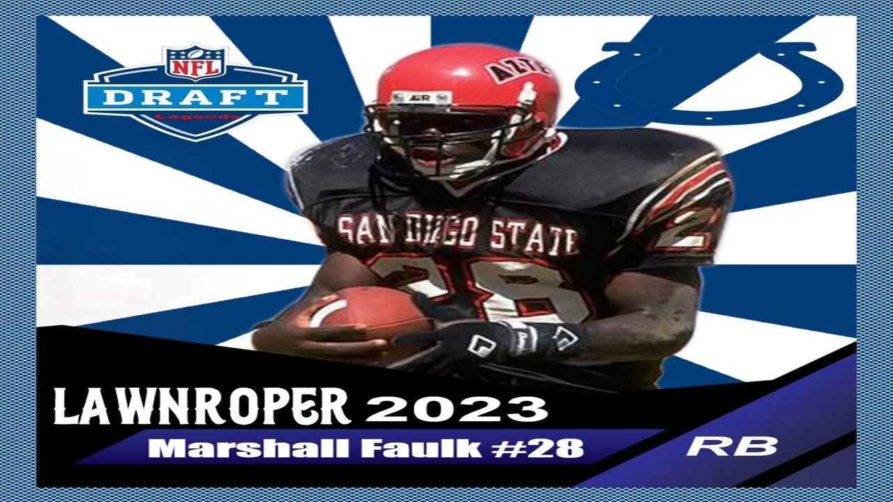 Madden 23 Legend Draft Pick Marshall Faulk Creation