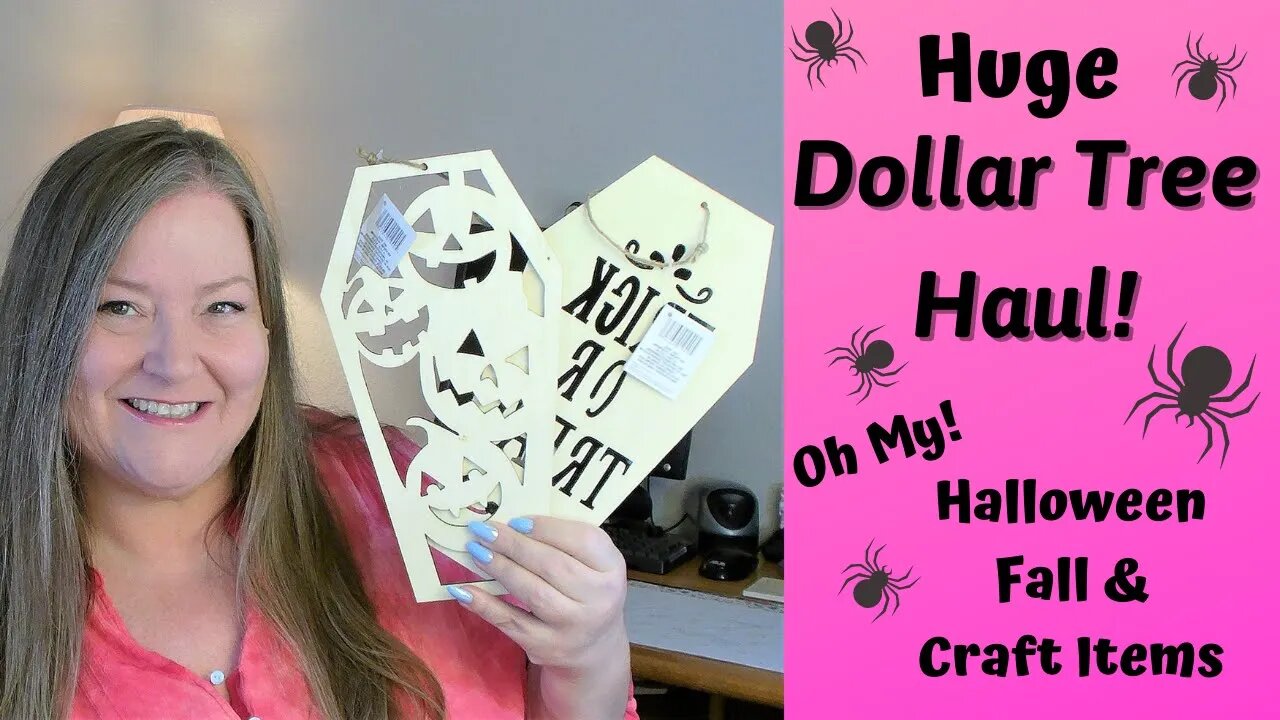 Huge Dollar Tree Haul ~ New Halloween ~ Fall & Craft Items! New This Week at Dollar Tree 08/24/21