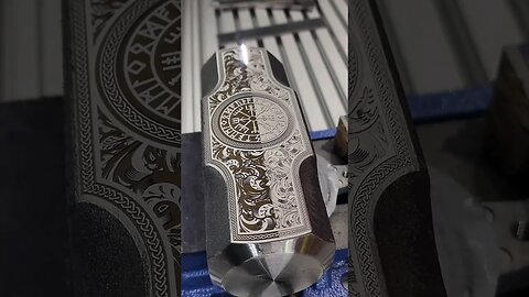 Viking battle hammer #engraving project has commenced