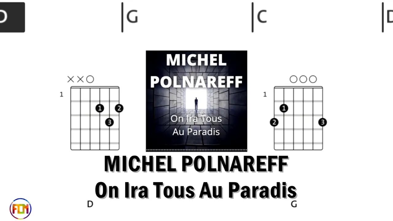 MICHEL POLNAREFF On Ira Tous Au Paradis - FCN Guitar Chords & Lyrics HD
