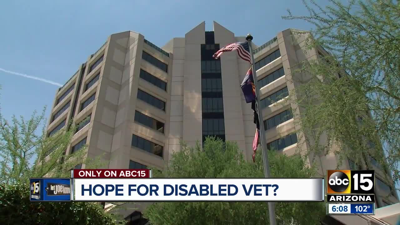 County agencies working to find solution for veteran who lost home