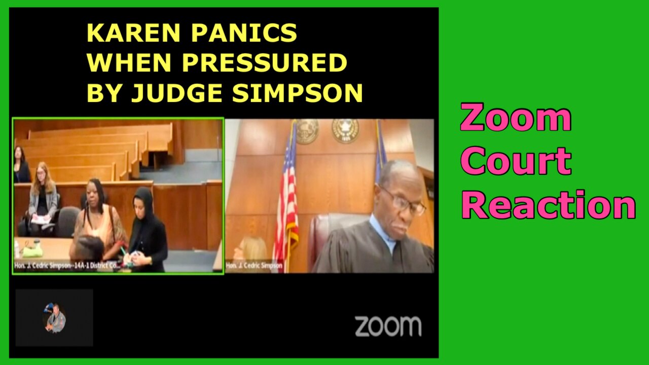 Zoom Court Reaction: “Karen Panicked When The Judge Pressed Her”