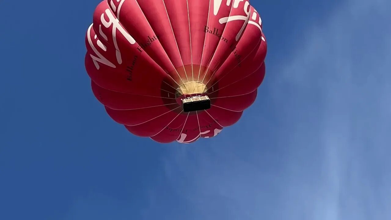 Virgin Balloon over Cathedral Green Wells