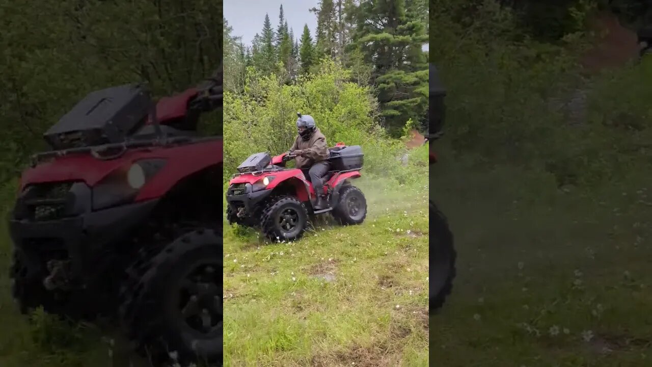 Wheelie practice. Feedback is important lol #wheelies #bruteforce750 #atv #newbrunswick #oakhillcrew