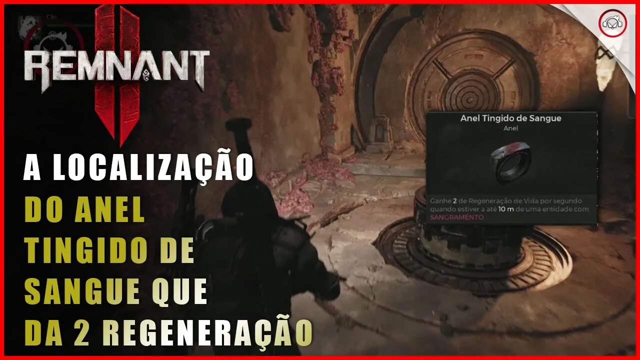 Remnant 2, A localização do Poderoso anel Tingido de Sangue que da 2 de regeneração por segundo