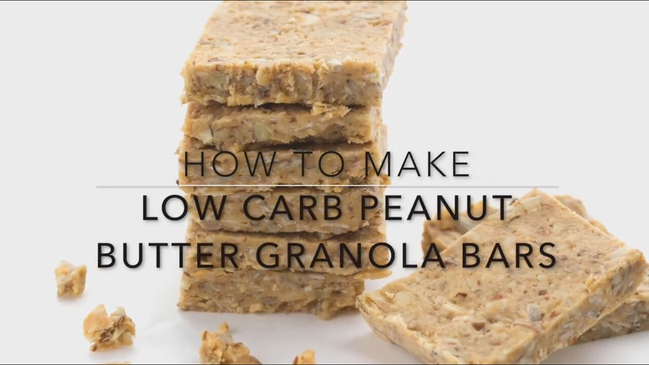 Keto Peanut Butter Granola Bars