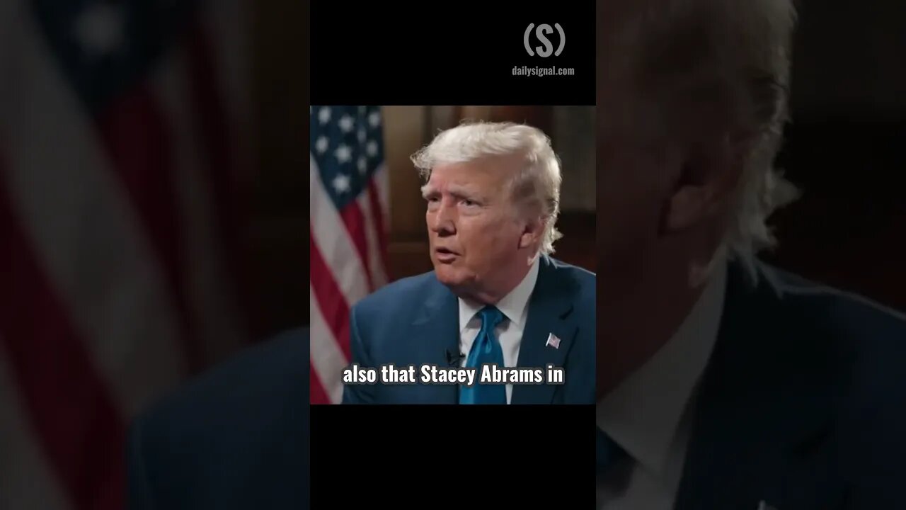 Trump Says Hillary Clinton, Stacey Abrams Should be Indicted