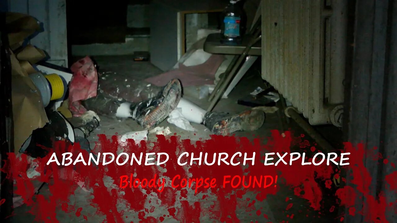 ABANDONED ROMANTIC DARK GOTHIC CATHEDRAL ( FOUND BLOODY DEAD BODY ) FT EXPLORING WITH JOSH & CODY