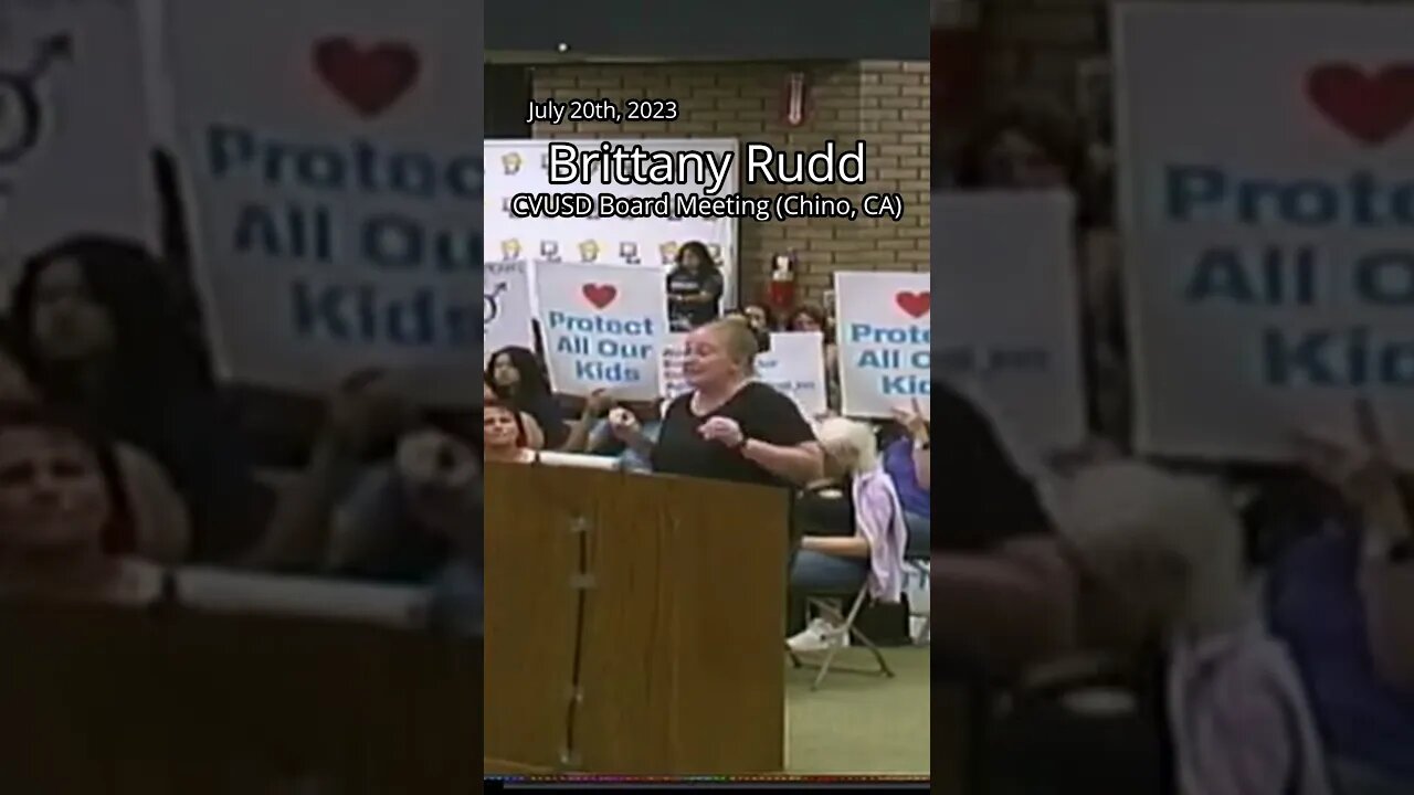 Brittany Rudd Public Comment - CVUSD Board Meeting (07-20-2023)