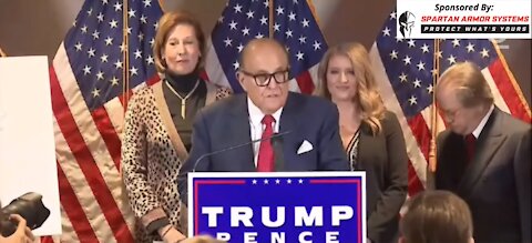 Rudy Giuliani, Sydney Powell and Jenna Ellis lay out the cases they have filed. Election 2020