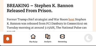 Steve Bannon Was Released From Prison Today