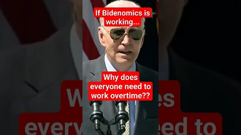 Joe Biden says "Bidenomics" is working! #joebiden #kamalaharris 🇺🇸