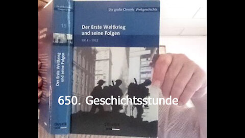 650. Stunde zur Weltgeschichte - 05.10.1915 bis 21.12.1915