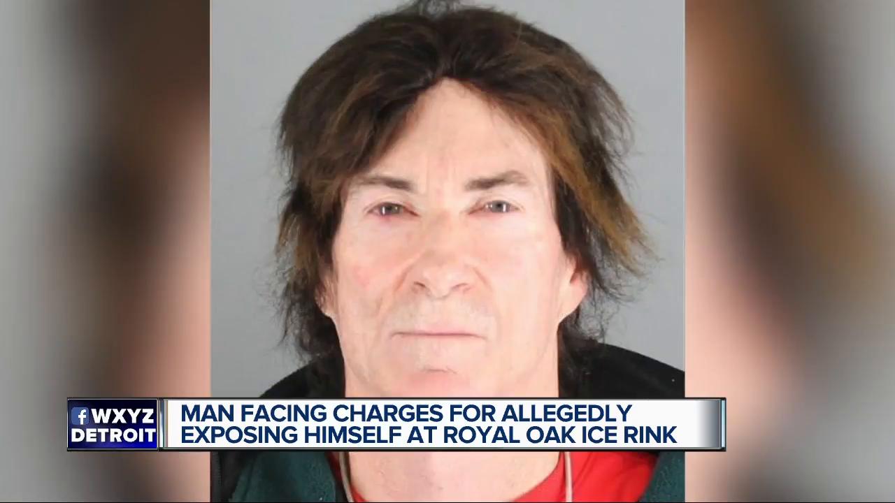 Registered sex offender facing charges for allegedly exposing himself at Royal Oak ice rink