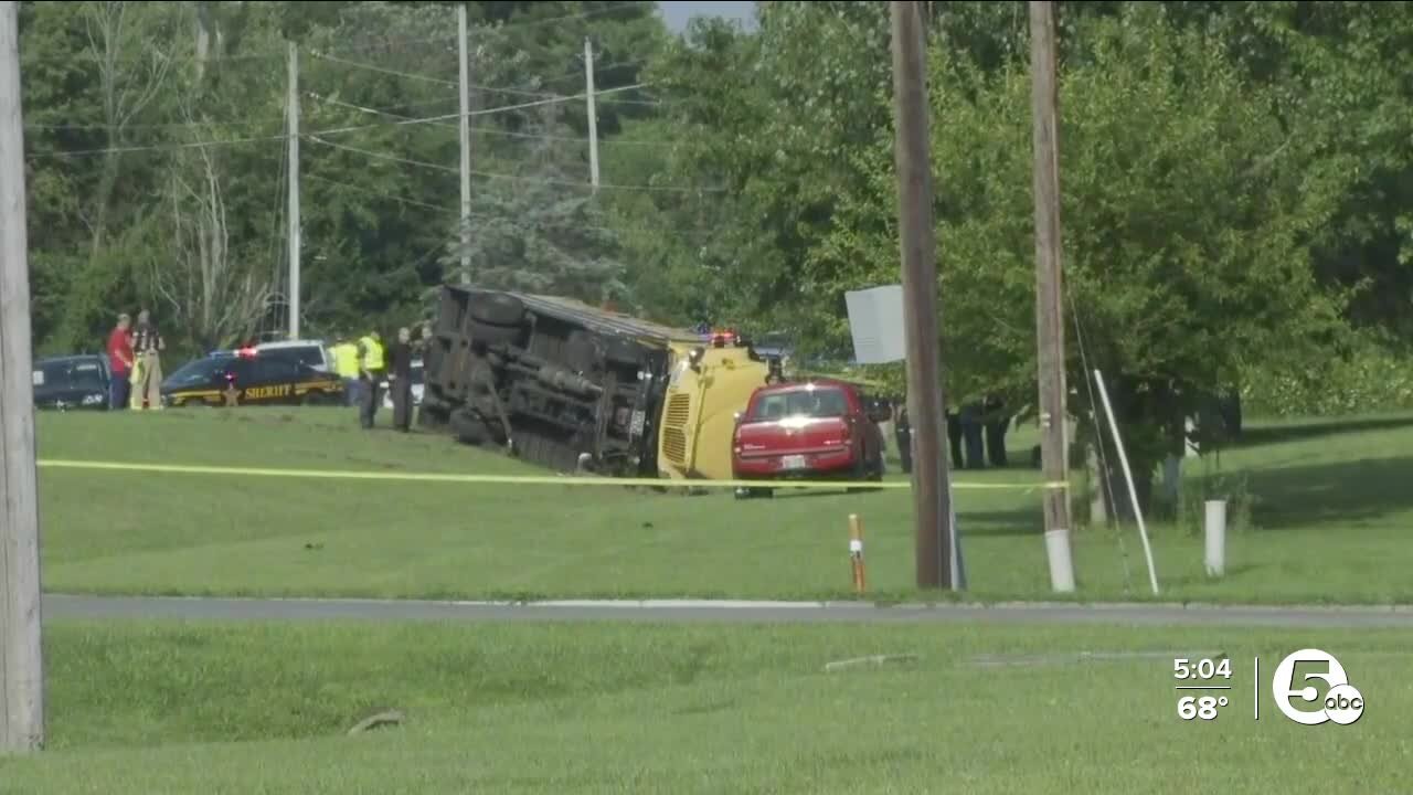 Ohio PTA calls for seatbelts on school buses after Clark County crash