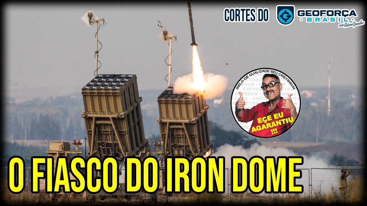 O FIASCO do Iron Dome | INÚTEIS E SELVAGENS: Os BOMBARDEIOS na Faixa de Gaza | ✂️Cortes do Geoforça