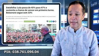 Datafolha confirma tendência de primeiro turno! - Leo Stoppa ao vivo 22:00