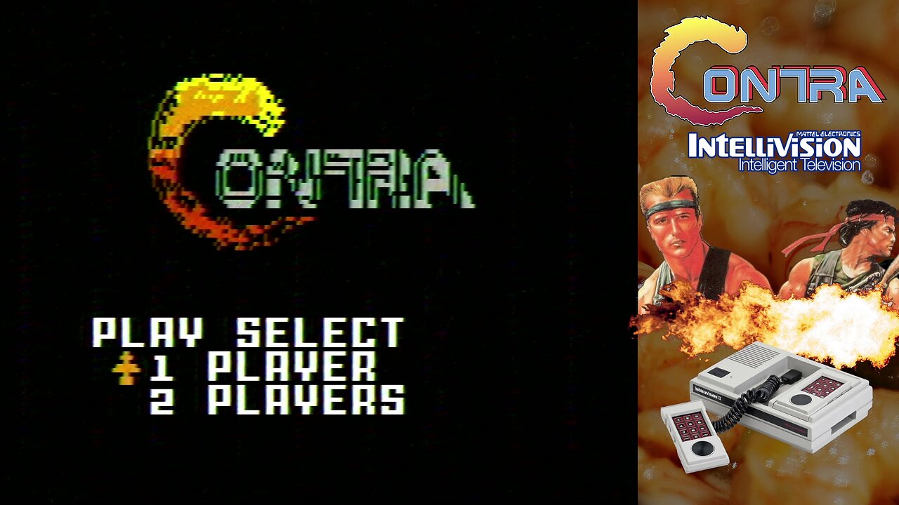 Contra demo (Mattel Intellivision) - [Level 1]