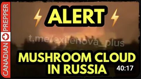 ⚡WTF ALERT! MUSHROOM CLOUD IN RUSSIA- ATACMS! IRAN SAYS"WE HAVE NUKES!" "NATO IN WW3 WITH RUSSIA"