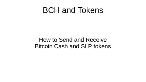 How to Send BCH & Tokens