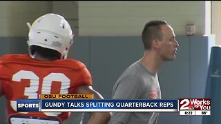 Gundy Talks Figuring Out Reps for QB's