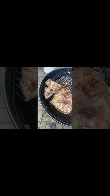 Ribs Starting To Smell Good 🤤