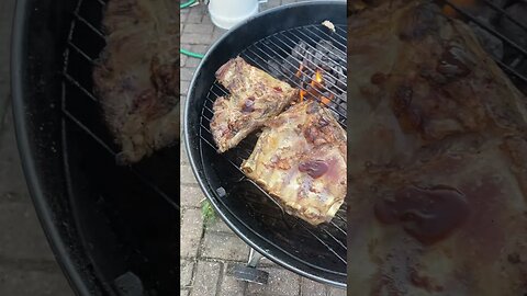 Ribs Starting To Smell Good 🤤