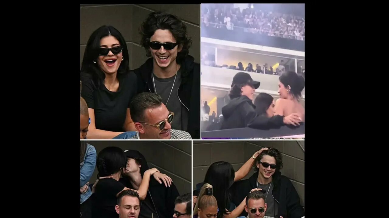 Kylie Jenner and new beau Timothee Chalamet pack on the PDA as they share a kiss during men's single