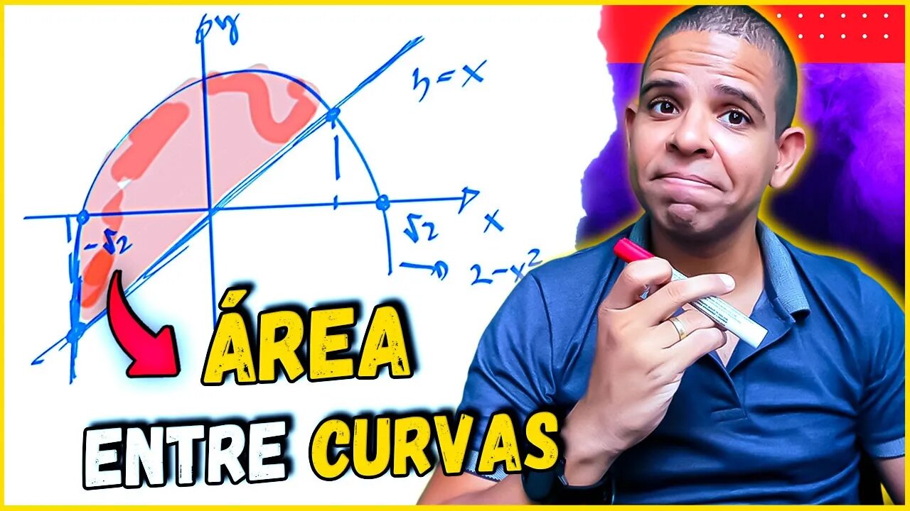 (ENTENDENDO) ÁREA ENTRE DUAS CURVAS | APLICAÇÕES DE INTEGRAL