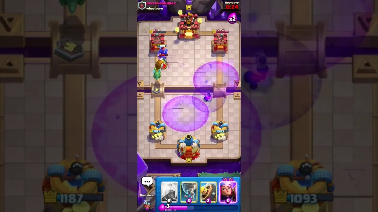 CLASH ROYALE SHORTS #135 - SÓ TEM PARTIDA TOP