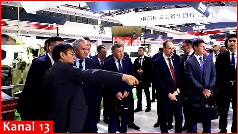 Russian defence official visits China's premier military showcase in a sign of unity