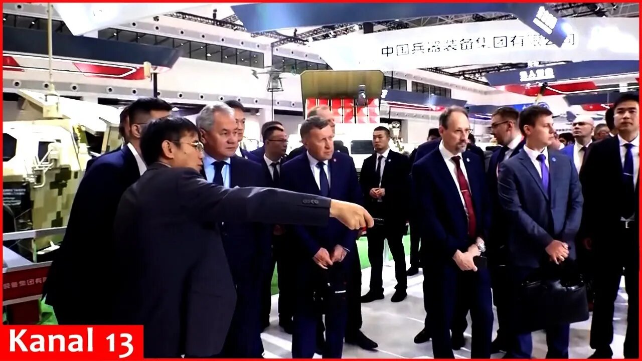 Russian defence official visits China's premier military showcase in a sign of unity